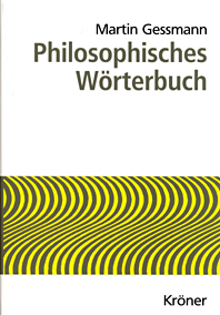 Cover Gessmann Philosophisches Wörterbuch