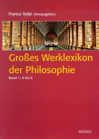 Cover Volpi Werklexikon Philosophie